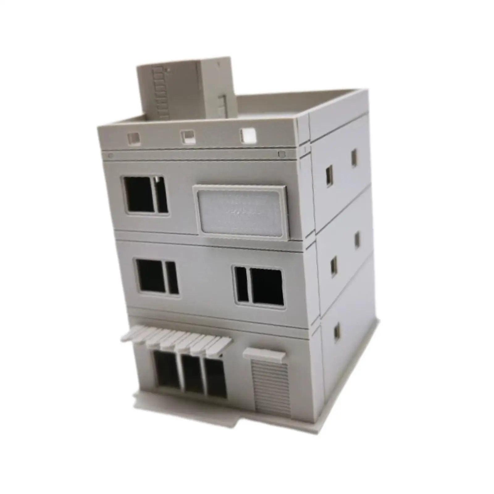 

1/64 Building Model Residential Modern House for Scene Layout Accessory