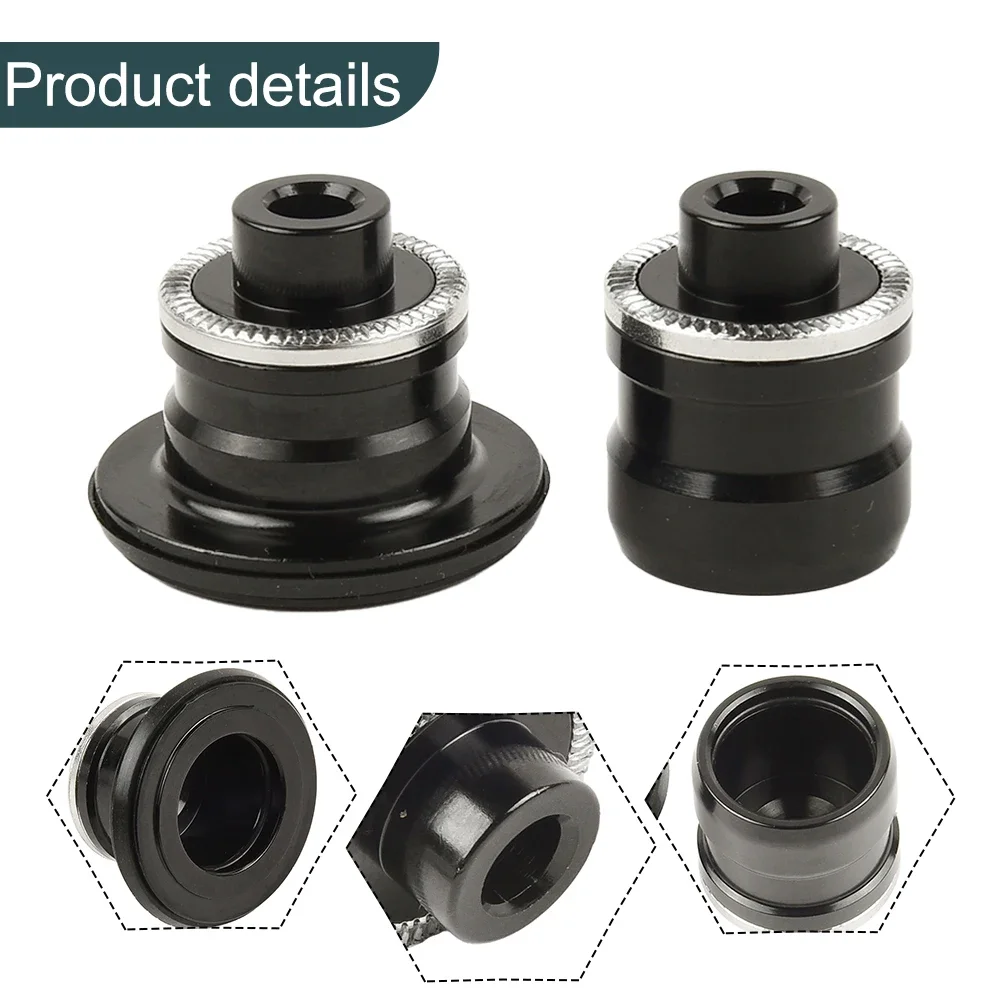 1pair Adapter Hub much size Adapter Cap Thru Axle Adapter 12Speed 8-11Speed Practical To Use Aluminum Alloy Black Outdoor Useful - Image 5