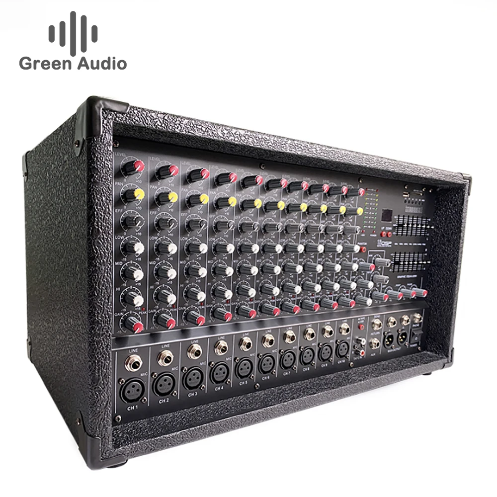 GAX-EB10 10-channel mixer with power amplifier all-in-one effector with reverberation mixing