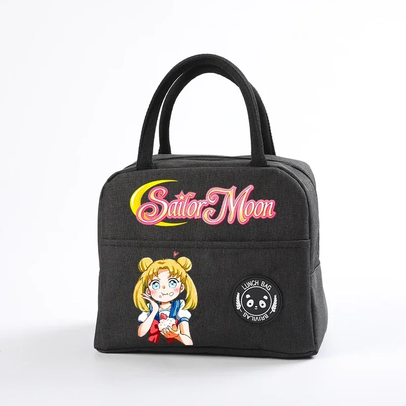 Sailor Moon Lunch Bag Girl Boy Anime Portable Children Meal Bag Trip Lunch Picnic Dinner Cooler Warm Food Meal Bag Birthday Gift