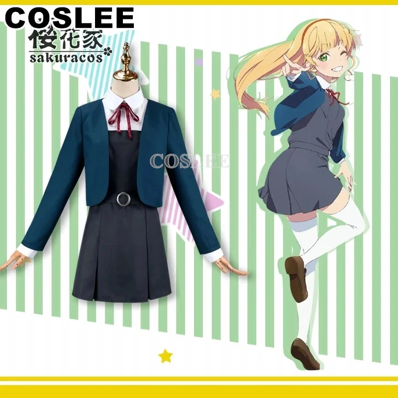 COSLEE Anime Lovelive SuperStar Liella Keke Ren Chisato Kanon Sumire Schuluniform Kleid Cosplay Kostüm Halloween Party Outfit