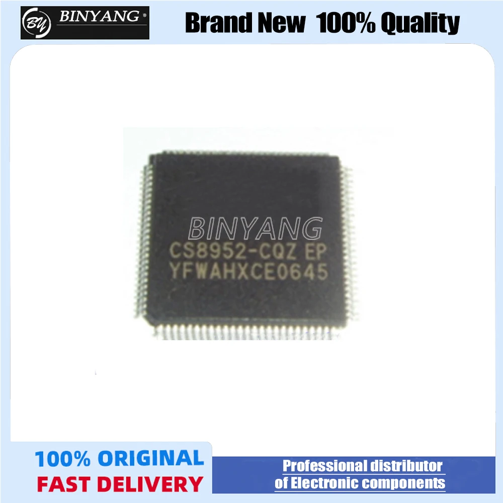2 Pz/Lotto CS8952-CQZ CS8952-CQ CS8952-CQ2 CS8952-IQZ CS8952 TQFP100 Nuovo Originale In Magazzino-image