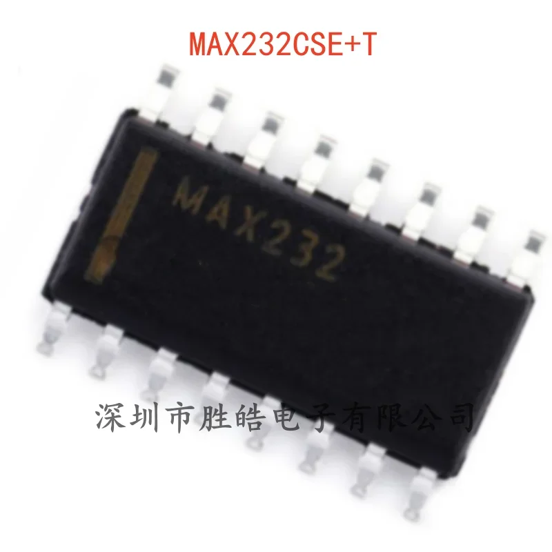 

(10PCS) NEW MAX232CSE+T MAX232 RS232 Transceiver CHIP SOIC-16 MAX232CSE+T Integrated Circuit