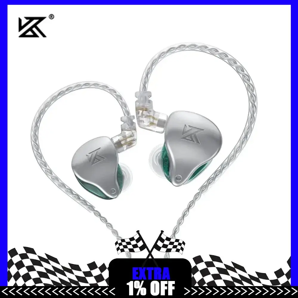 

KZ AST Earphones 12BA Units 24 Balanced Armature HIFI Wired Earphones DJ Monitor In-ear Earbuds Noise Cancelling Headsets Gift