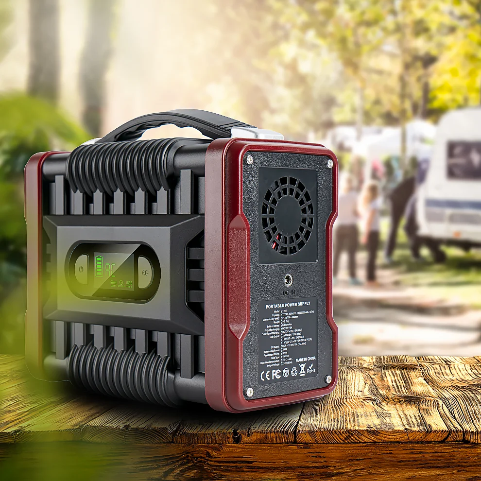 Lithium Battery Portable Emergency Power Station WIth Laptop 200w 300w 500w 800W 1000W Solar Power Station