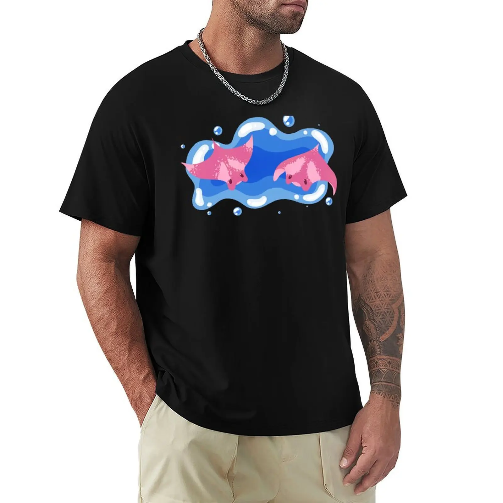 

Manta Rays T-Shirt korean fashion quick drying oversized t shirts for men