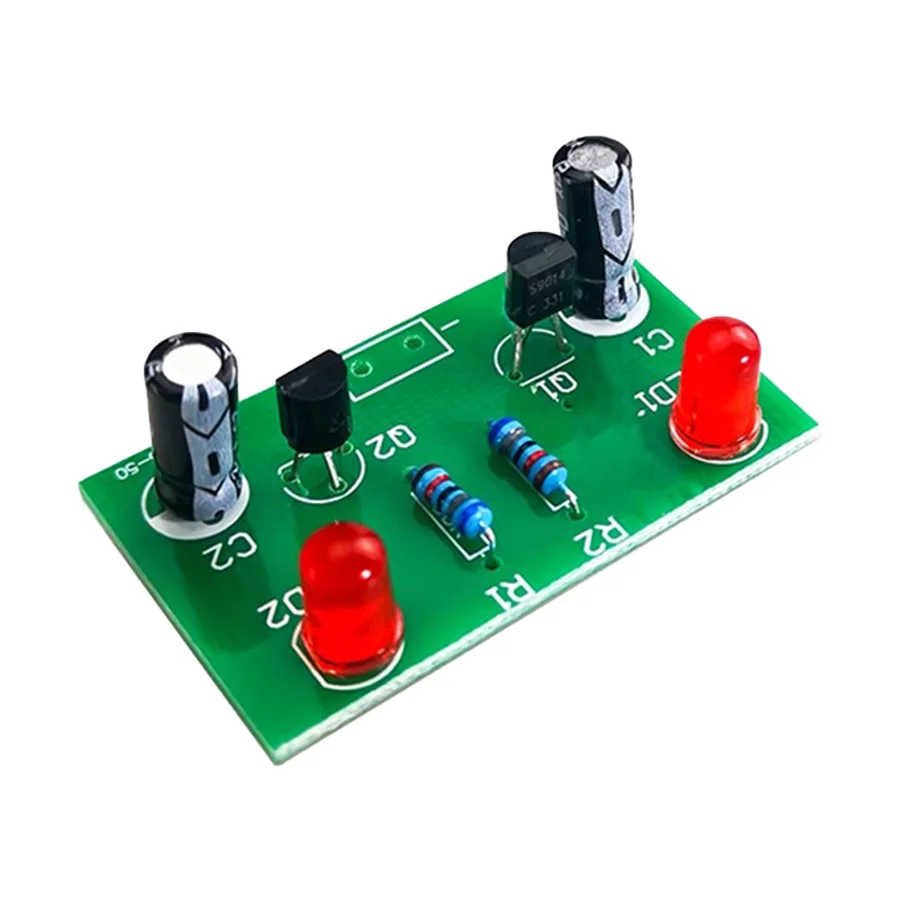 Simple Flash Circuit Multi-Harmonic Oscillation DIY Welding Kit Electronic Experiment Training Assembly Parts