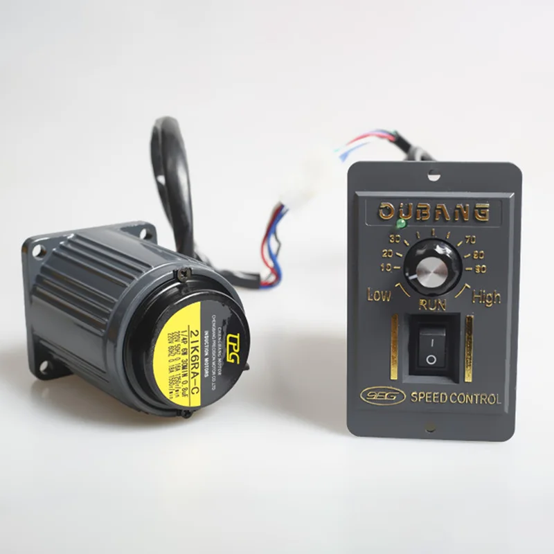 25W 110V 220V AC Optical Shaft Motor 4IK25RA-A 4IK25RA-C With Speed Regulator Can CW CCW High Torque Durable Motor