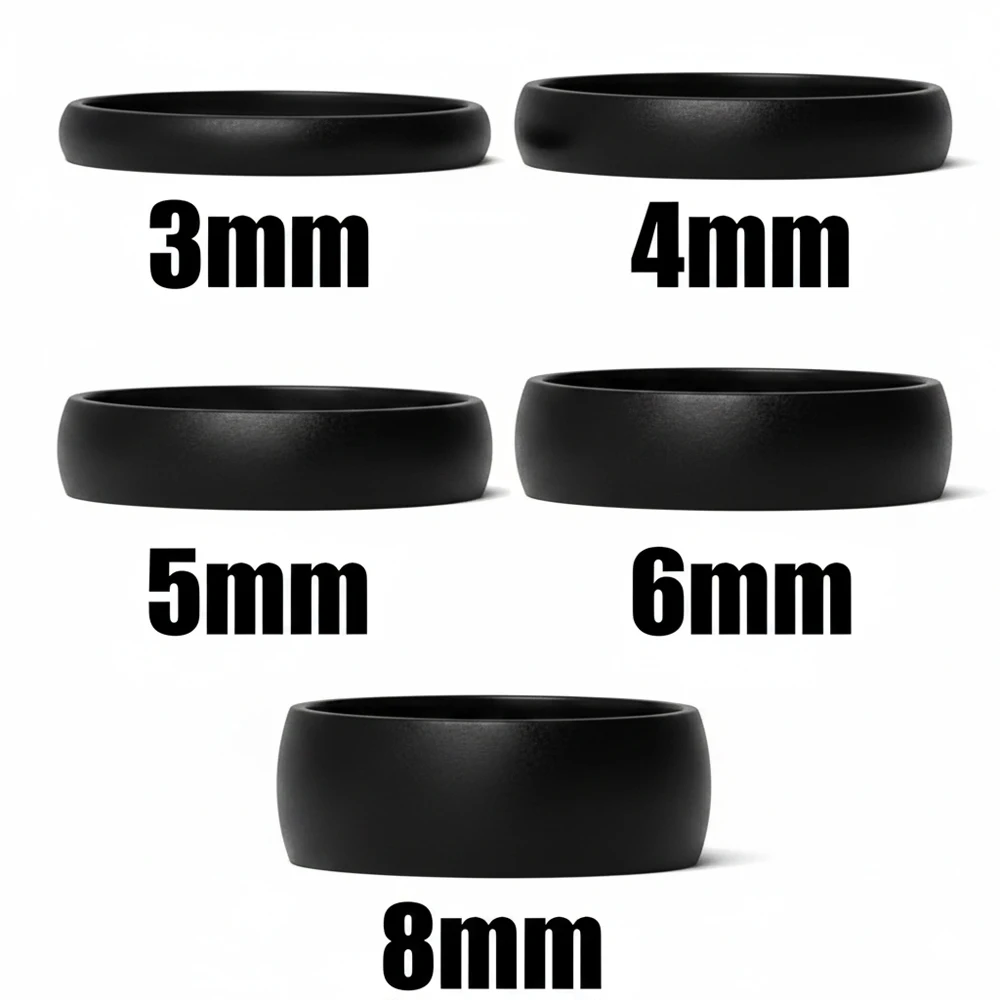 Cheap Prices 316L Stainless Steel Rings for Men Women Black 