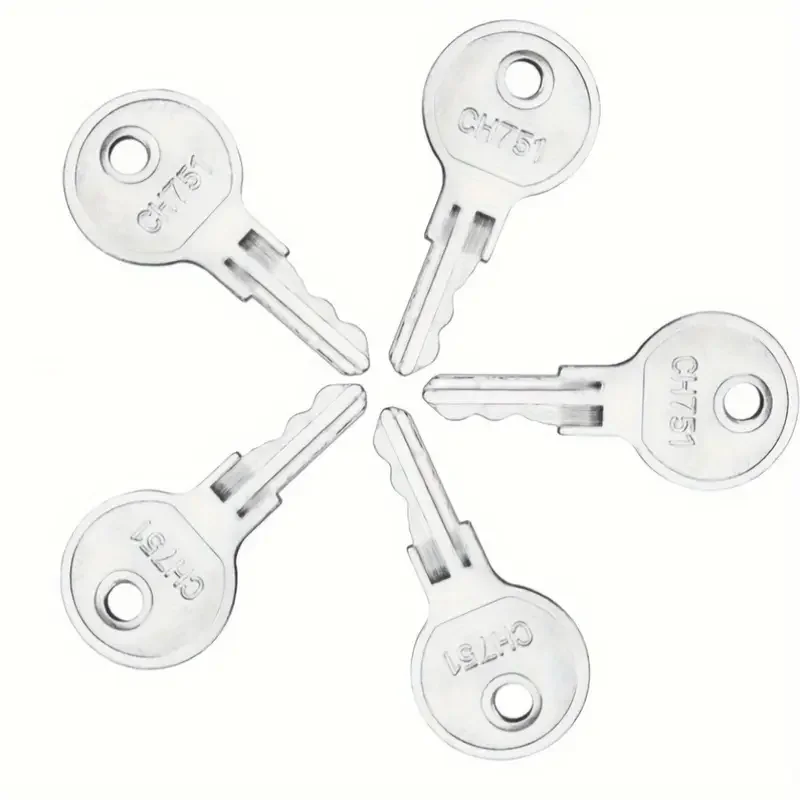 

5PCS Universal Replacement CH751 For RV Keys CH-751 Hurd Keys Camper Caravan Accessories