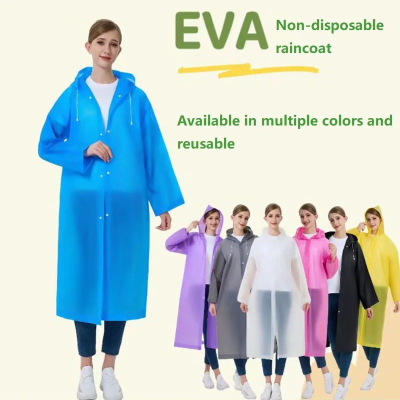 Chubasquero para mujer, capas de agua de lluvia, protección para lluvia, cubierta impermeable, Ponchos plegables, Ponchos de viaje impermeables