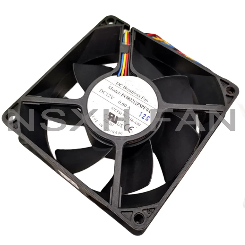 PV903212PSF0A 9032 12V 0.60A 4WIRES PWM COOLING FAN