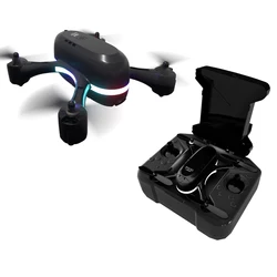 H28 Mini RC Drone With Color Light Single Dual Camera HD Wifi FPV Photography Foldable Quadcopter Profesional Dron Toys Boys