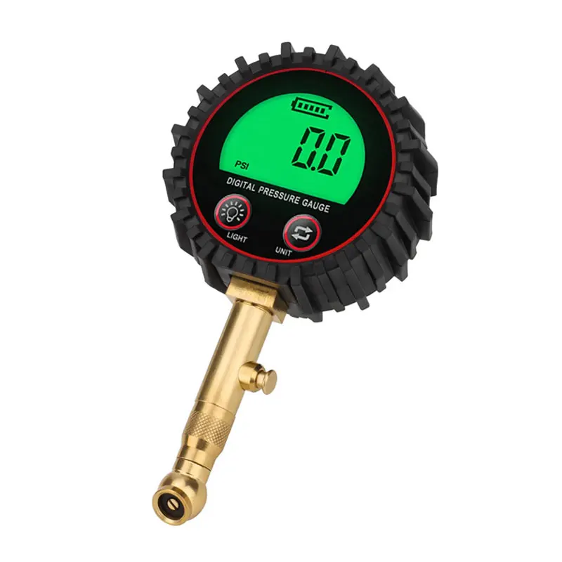 Tire Pressure Gauge 3-255PSI Backlight LCD Display Digital Air Pressure Gauge For Car Trucks Bikes