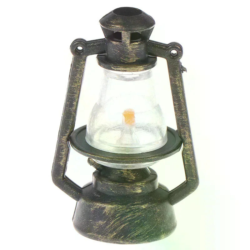 1Pc 1:12 1:6 Casa delle bambole in miniatura Retro Lampada a olio Modello Accessori per mobili per la casa delle bambole Decor Bambini Giochi di imitazione Giocattoli Regalo