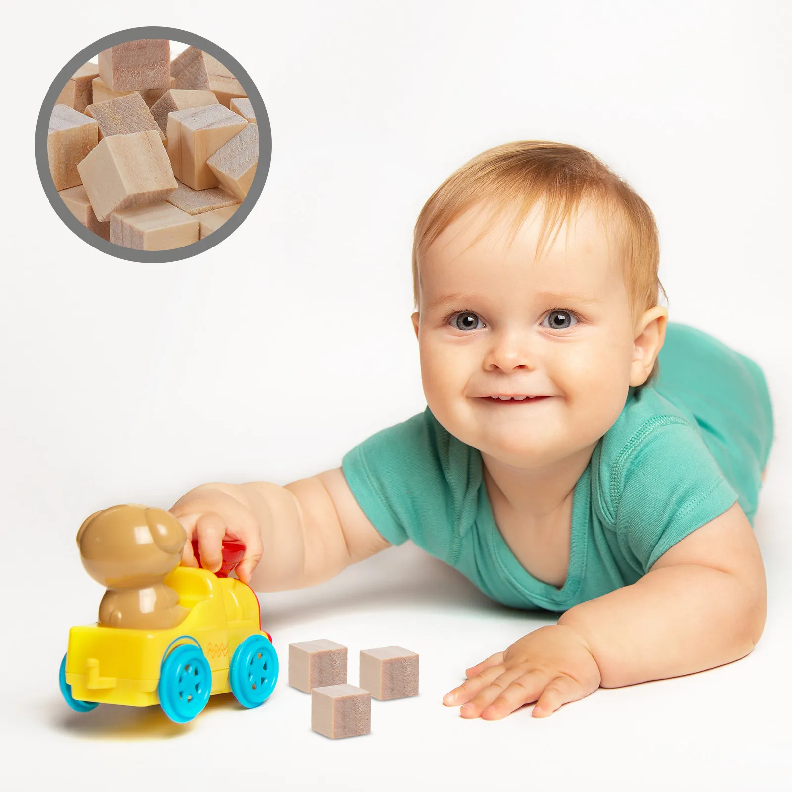 240 قطعة من المكعبات الخشبية للأطفال، مكعبات مربعة غير مصقولة من خشب الصنوبر الطبيعي، للحرف اليدوية والرسم والتكديس ومستلزمات الديكور في الفصول الدراسية