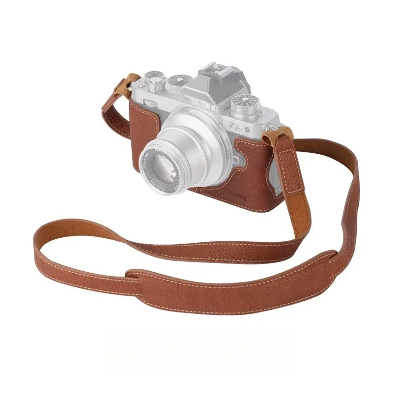 

For Nikon Z fc special leather case Nikon DSLR retro, shoulder strap camera leather bag