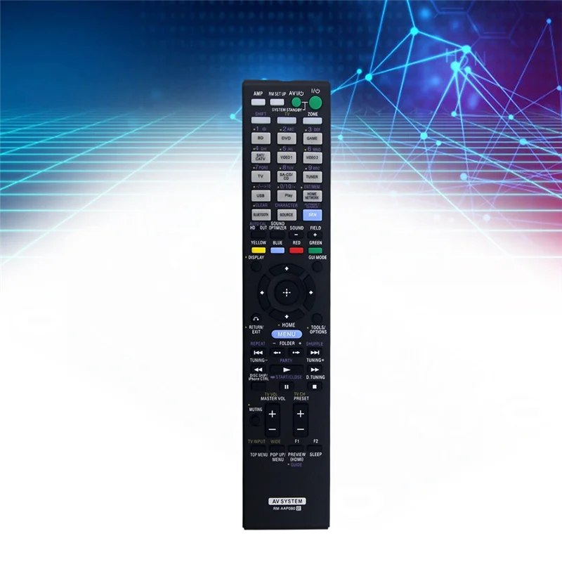 -A25M استبدل جهاز التحكم عن بعد RM-AAP080 لجهاز التحكم عن بعد Sony AV SYSTEM