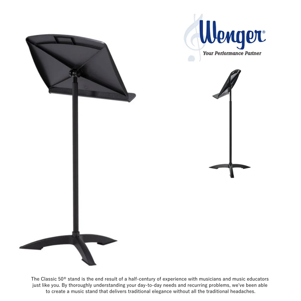 JELO Classic 50 Adjustable Height Music Stand Lightweight Black Standing Note Stand for Cello and Musical Instruments