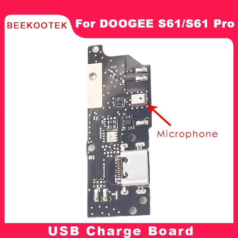 

Новинка, оригинальная плата USB DOOGEE S61, Базовая плата порта зарядки с микрофоном, запасные части для смартфона DOOGEE S61 Pro