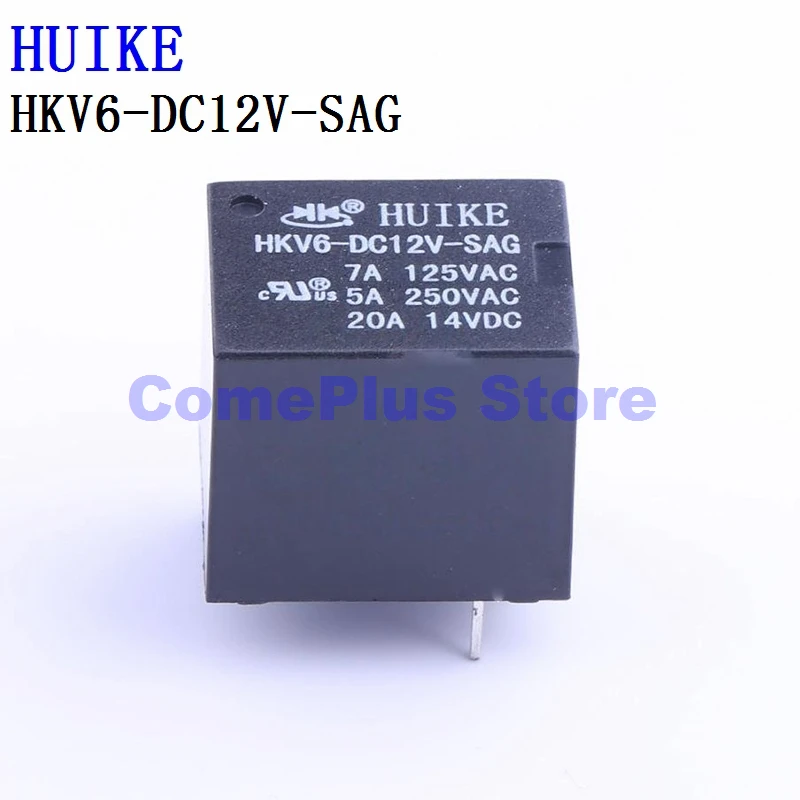 

5PCS HKV6-DC12V-SAG HKV6-DC12V-SG HUIKE Power Relays