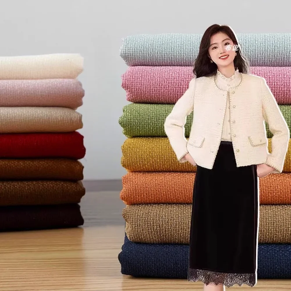 

Мягкая дышащая блестящая нить, ткань для одежды для элегантной темпераментной верхней одежды, платья, юбки, жилета, ткани, ткань для шитья своими руками