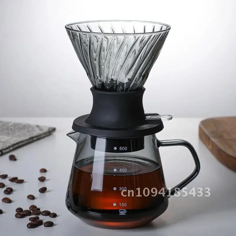 Glass Coffee Dripper Filter Immersion Coffee Machine Filter Paper V Shape Drip Coffee Dripper  Machines