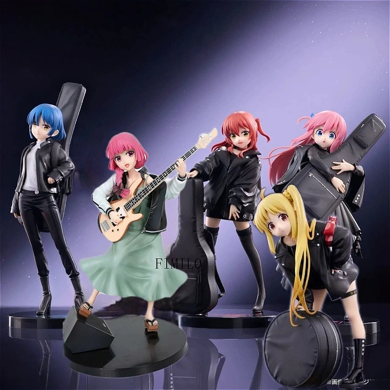 ฟิกเกอร์อนิเมะ โบชชิ เดอะ ร็อค ตัวละครโกโตะ ฮิโตริ ถือกีตาร์ ของสะสมโมเดลพีวีซี ของเล่น ของขวัญคริสต์มาส