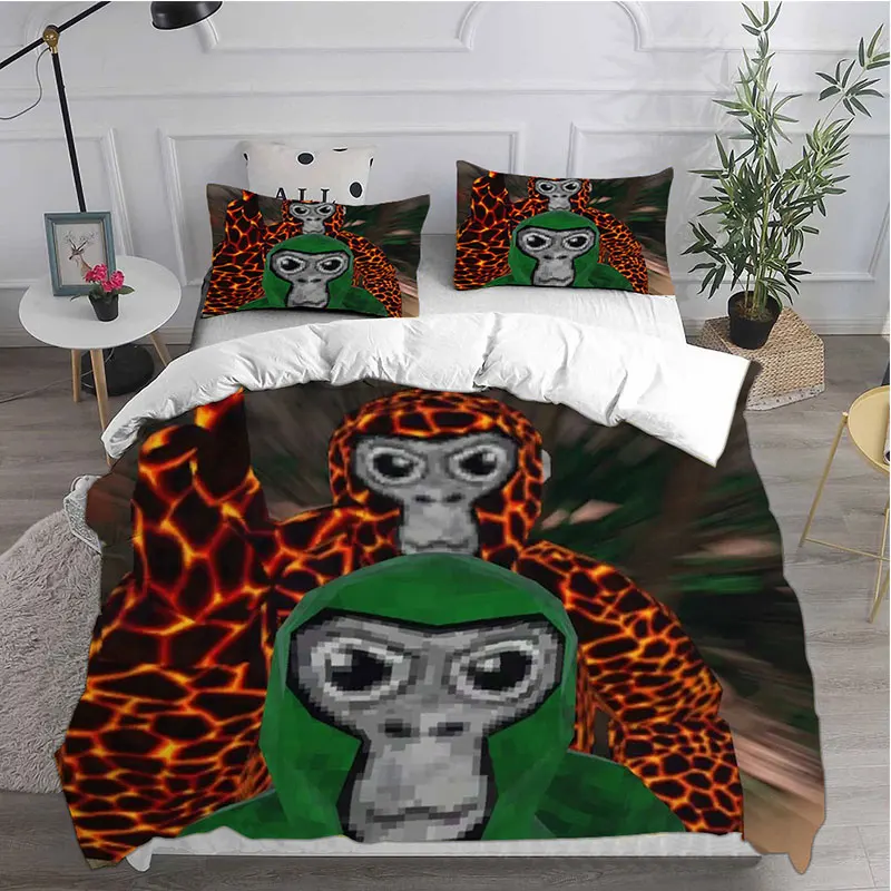 

New Fashion Game G-Gorilla Tag Bedding Sets Comforter Quilt Bed Cover Duvet Cover Pillow Case 2-3 Pieces Sets Bedroom Decoration