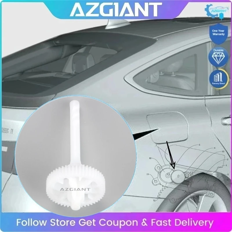 AZGIANT for VW POLO Jetta Toyota Avensis Car Fuel Tank Cap Lock Motor Actuator Inner Gear Replace Exact Fit DIY Car Repair