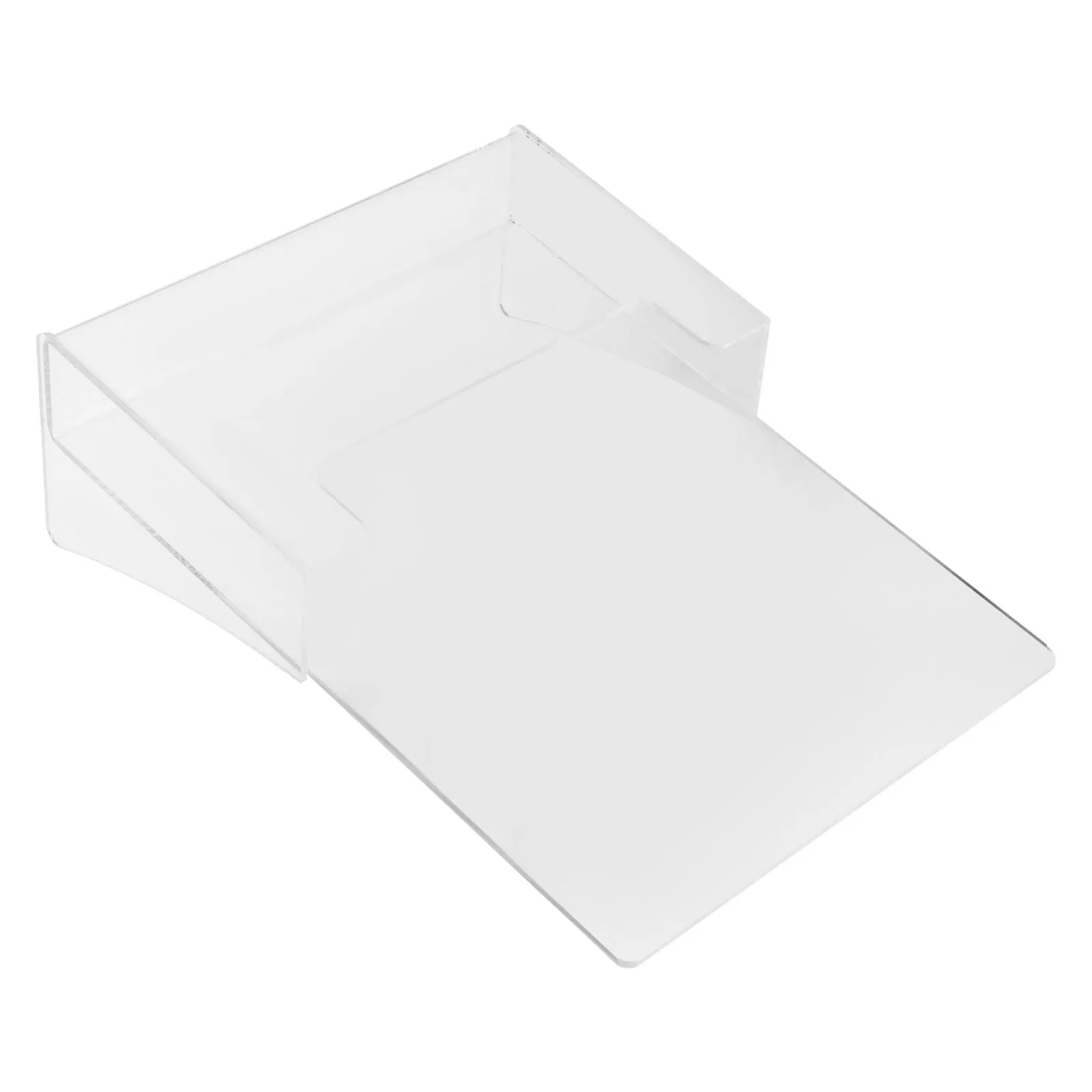 

Transparent Acrylic Stand Versatile Document Organizer Desk Magazine Rack Aesthetic Storage Solution Acrylic Display Stand