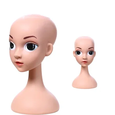 

Realistic Plastic Kid Mannequin Doll Head Manikin Dummy Head for Hats Wigs Display