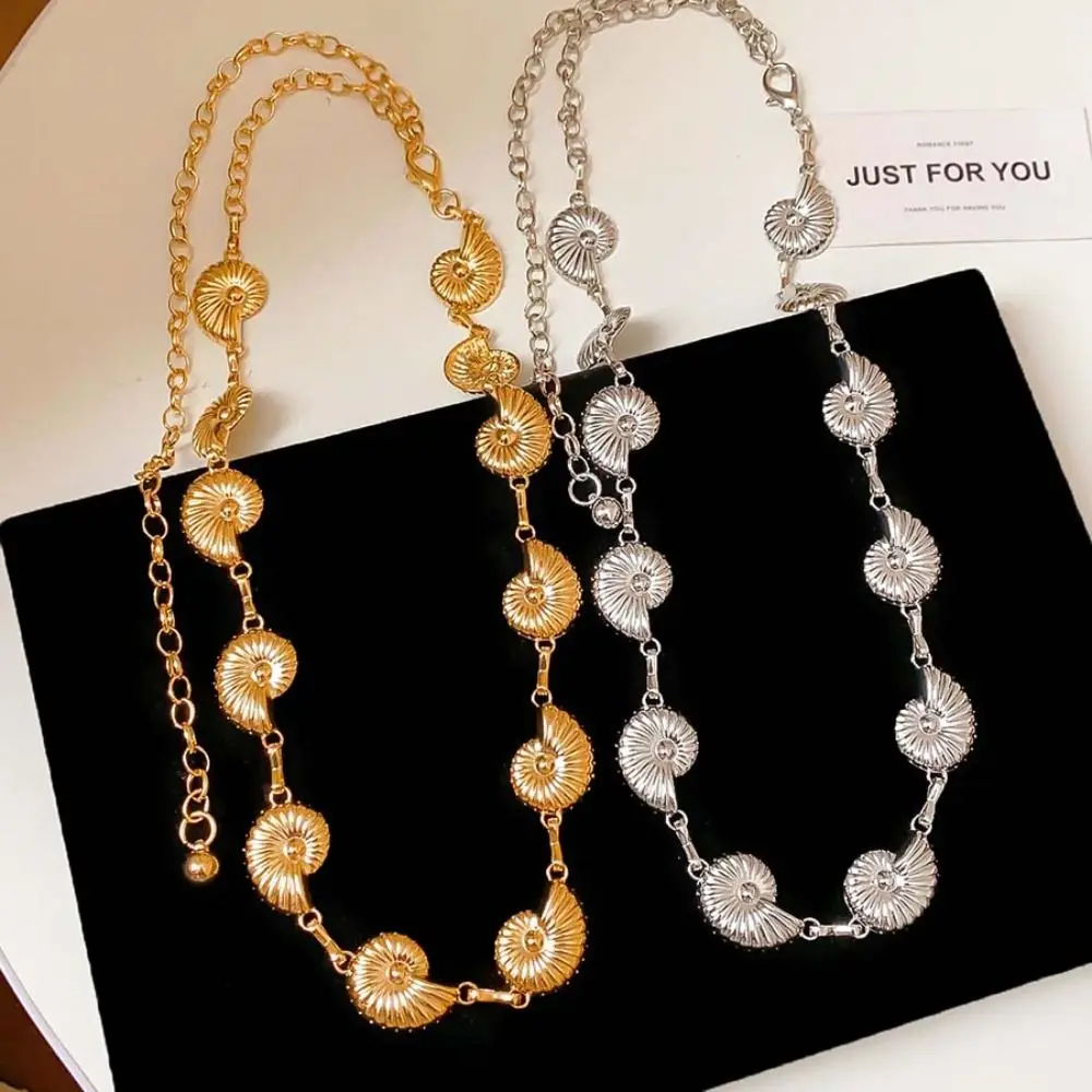

Fashion Bohemian Waist Chains Sea Series Adjustable Body Chain Versatile Alloy Shell Waist Link For Women