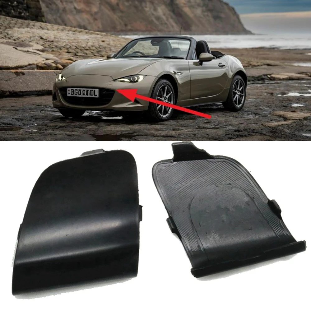 

1pcs no paint Front Bumper Towing Cover Tow Hook Cap Trailer Shell For Mazda MX5 MX-5 Miata 2016-2023 N243-50-A11-BB