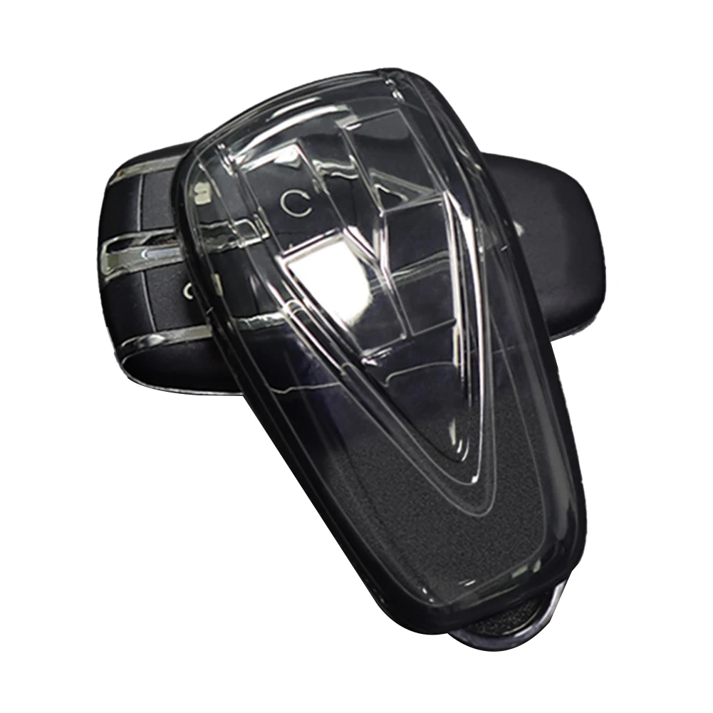 

Черный чехол для автомобильного ключа для Changan, устойчивый к царапинам чехол для ключей, поддерживает внешний вид, легко держать для Changan UNIK