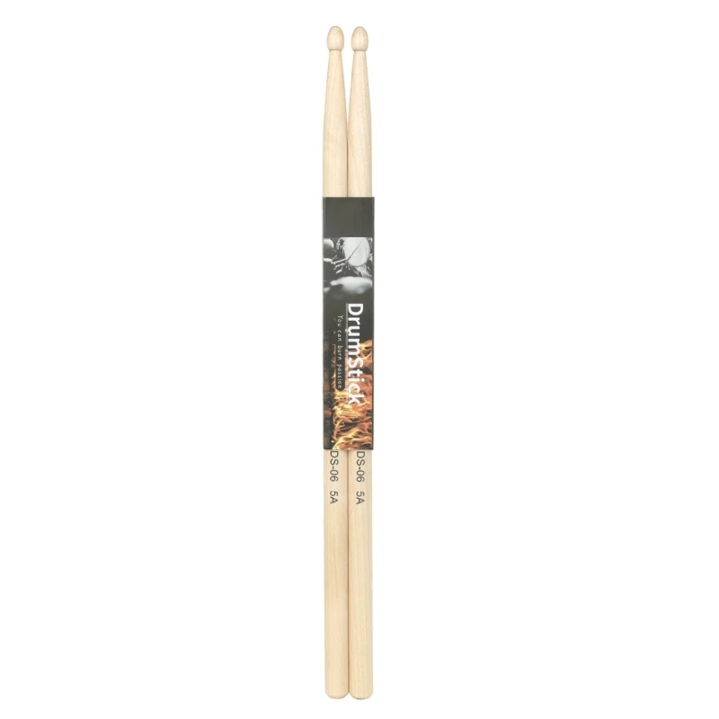 1 Pair Tip Drum Sticks Set Musical Instrument 5A 7A Drumsticks Classical Maples Drum Sticks for Kids and Adult