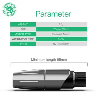 Professionell Mast Tour Tatueringsmaskin Rotary Set Trådlös Batteripenna Artist Makeup Permanent Tatueringstillbehör 10 best sales Mast tattoo pen - №6