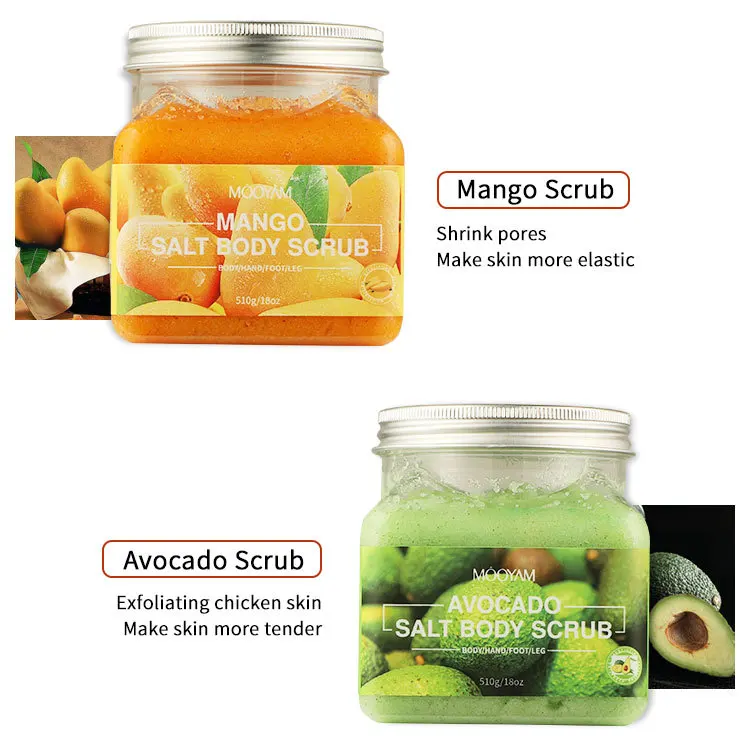 Fruit Body Scrub 510g Scrub Shower Gel Body Cleansing Dead Skin Scrub exfoliating scrub whitening body scrub skin exfoliator