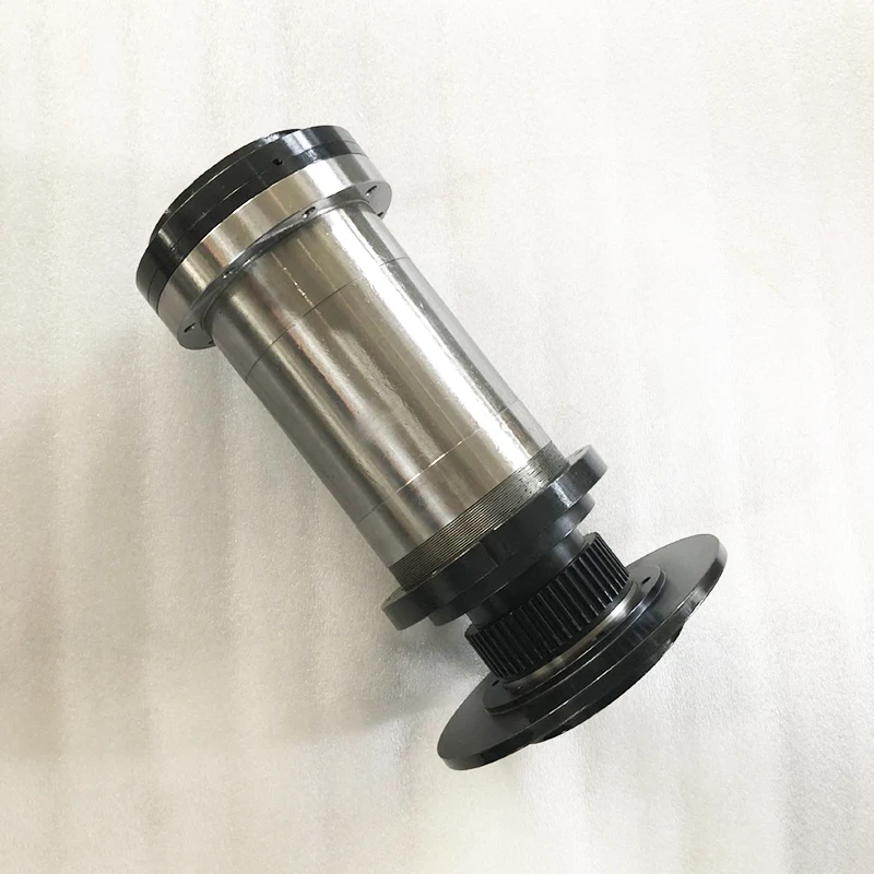 Horizontal Lathe Machine Use Belt Driving Spindle A2-5 Lathe Spindle 170mm 5000rpm Tjropugh Hole 36mm Spindle with Brake