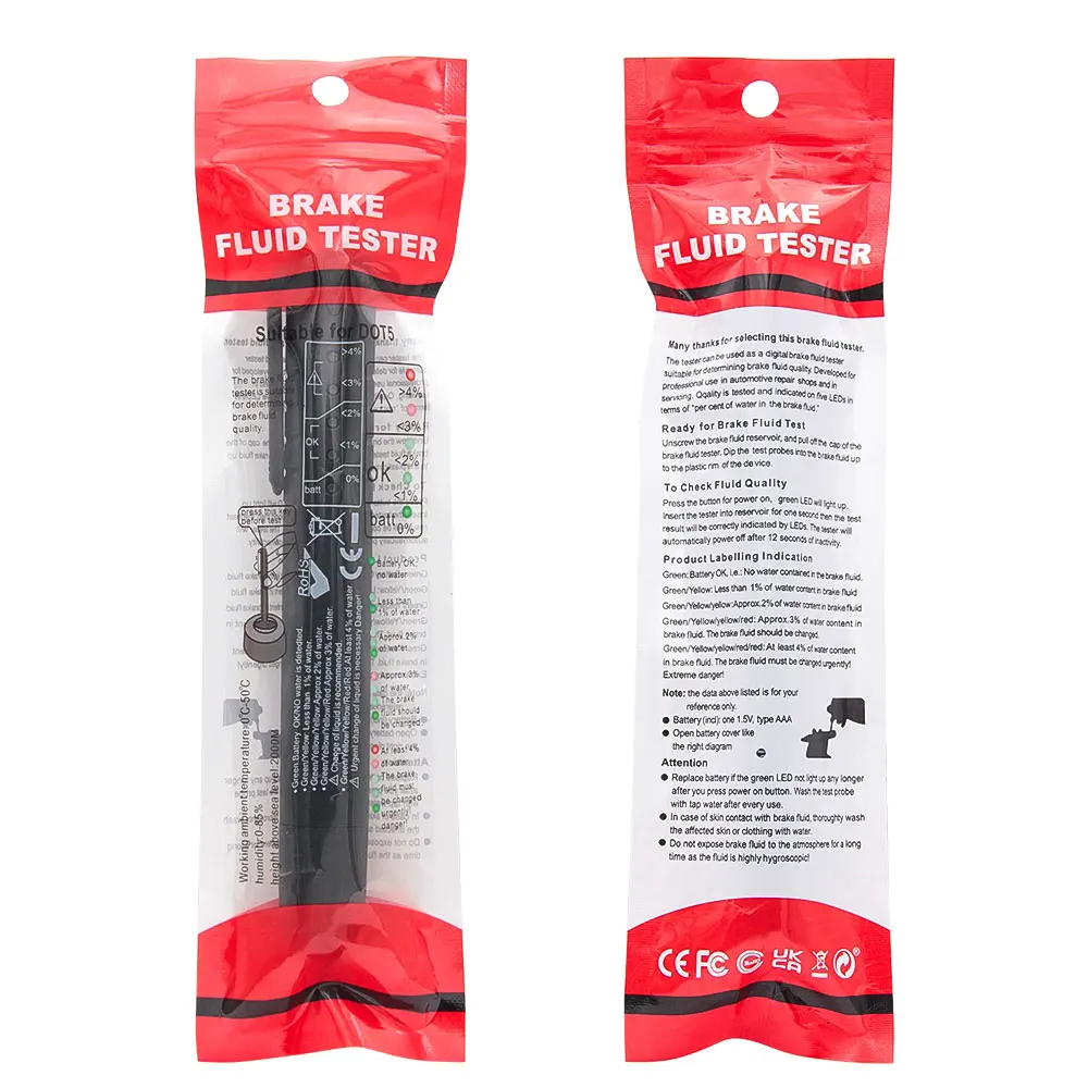 Mini-Brems flüssigkeits tester Stift Kfz-Universal detektor dot3/dot4/dot5 Test 5 LED-Brems flüssigkeits tester Auto diagnose werkzeug – Detail 9