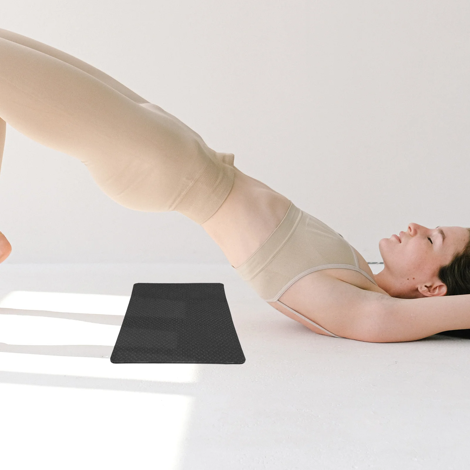 

1Pcs Anti-Slip Kneeling Cushion High-Density Tpe Yoga Mat for Floor Exercises Ab Back Training Flat Support Pad for Home Gym