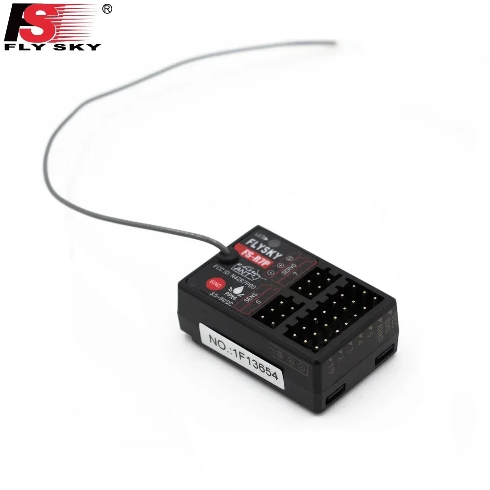 1/2/4 pcs FLYSKY FS-R7P R7P RC Receiver 2.4G 7CH ANT Protocol Radio PWM PPM I-BUS SBUS Output for FS-G4P FS-G7P RC Car Boat