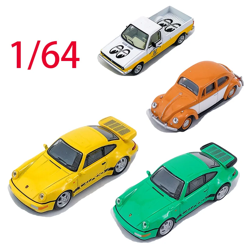 

Diecast 1/64 Scale Nissan R34 Alloy Car Model Volkswagen T2 Play Vehicles Toys for Boys Original Box Collection