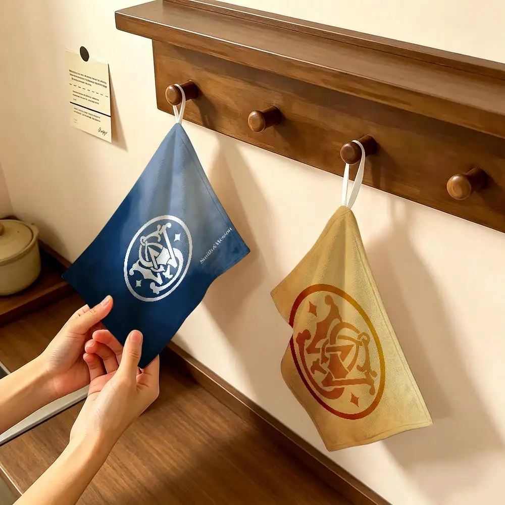 GUN Smith Wesson Polyester Cotton Hand Wiping Towel, Hanging Design, Durable for Household Restaurant Toilet Use