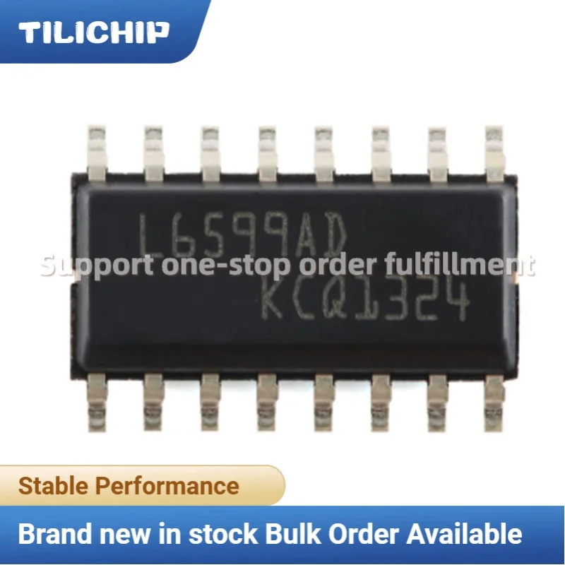 5PCS~10PCS Brand new L6599ADTR Silkscreen L6599AD SMD SOP-16 AC-DC Controller/Regulator Chip
