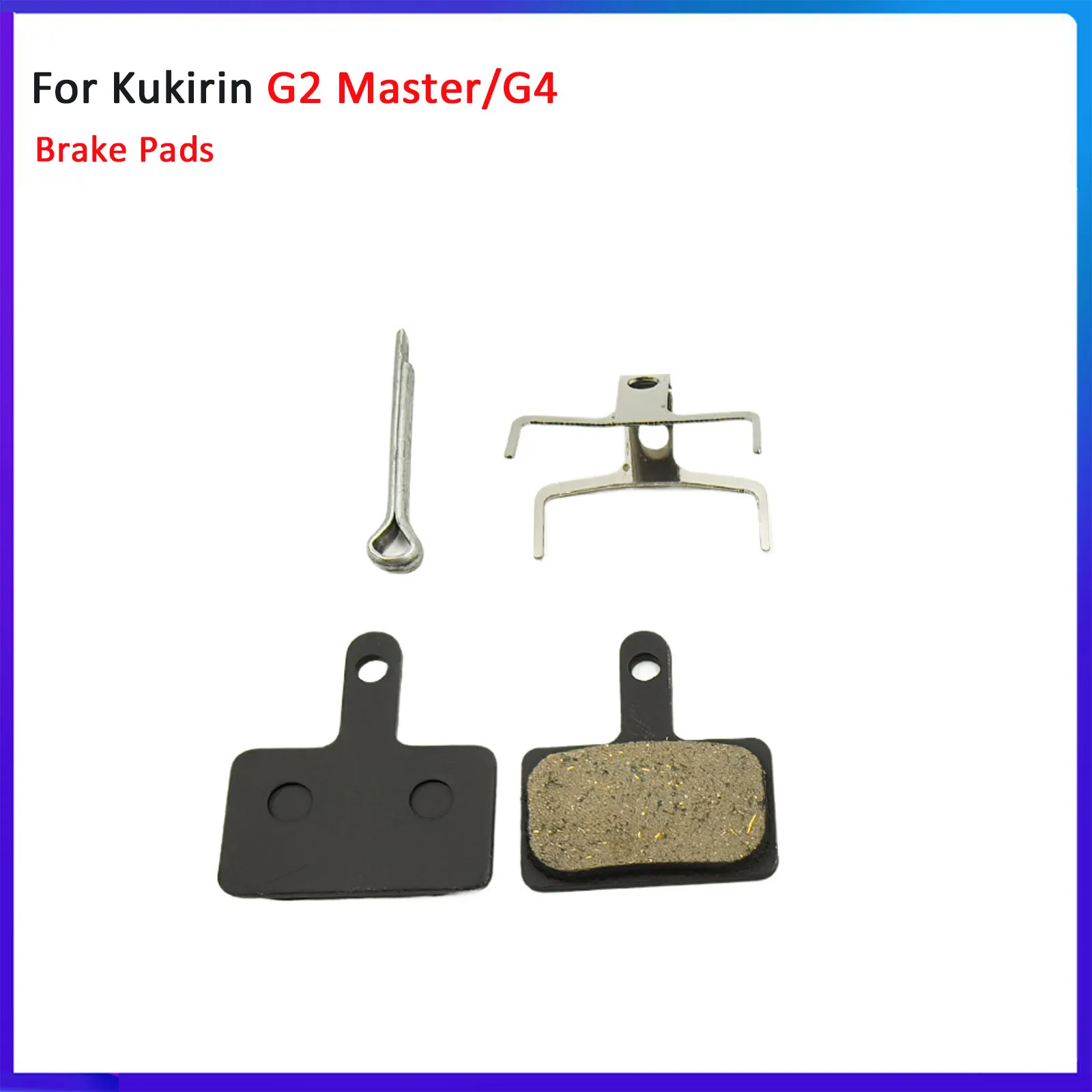 1/2/5/10 paires de plaquettes de frein à disque pour trottinette électrique KuKirin G4 Kukirin G2 Master G3, pièces de rechange semi-métalliques