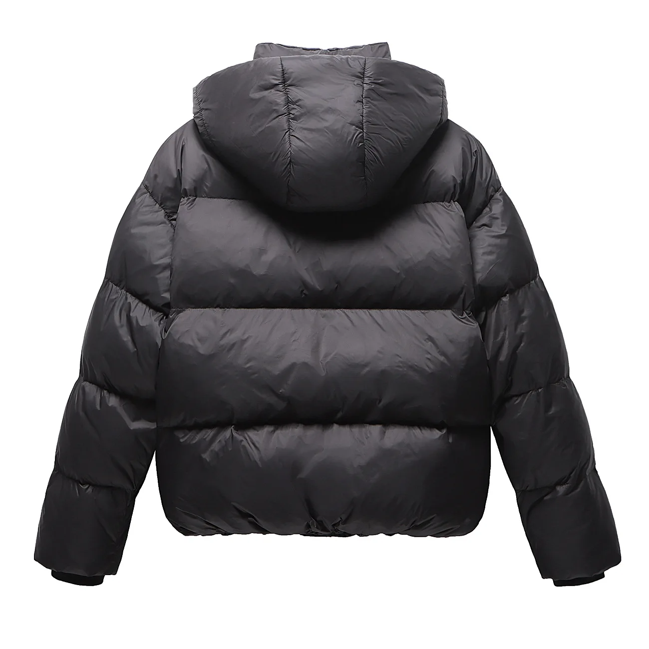 Short Down Coat Women Winter New Premium Thickened White Duck Down Breaded Clothes Jacket Dark Turtleneck