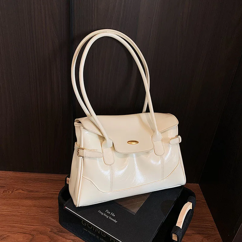 Borsa tote dal design minimalista di nicchia da donna 2025 Novità - Borsa a tracolla casual per pendolari sofisticata e alla moda