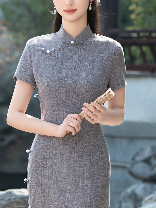 

New Chinese Sle 2025 Summer New Arrival Vintage anghai Modified Dr Daily Wear Ele National Sle Skirt