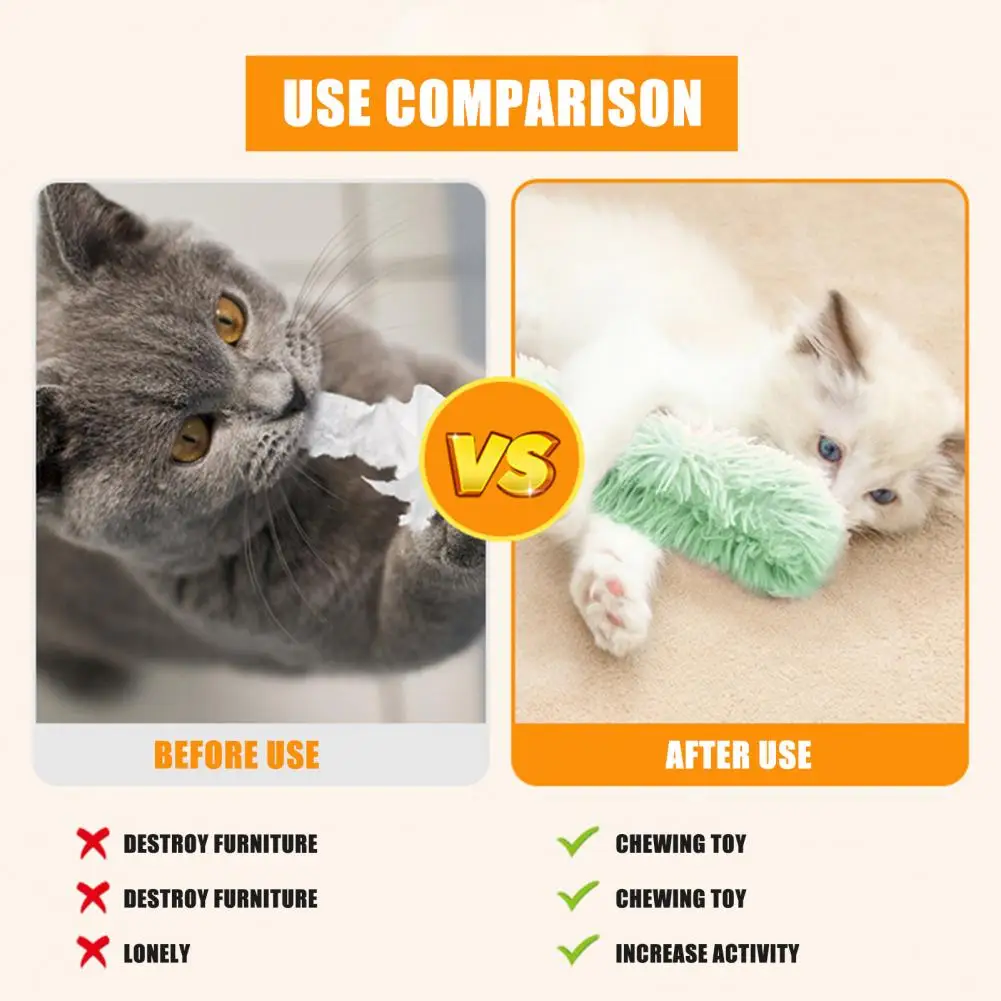 

Игрушка для кошачьей мяты игрушка для кошек кошачья мята прочные игрушки для кошек устойчивые к укусам плюшевые жевательные игрушки кошачья мята для помещений для жевания